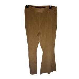 Aerie Women's XL Brown Corduroy Flare Pants Casual
